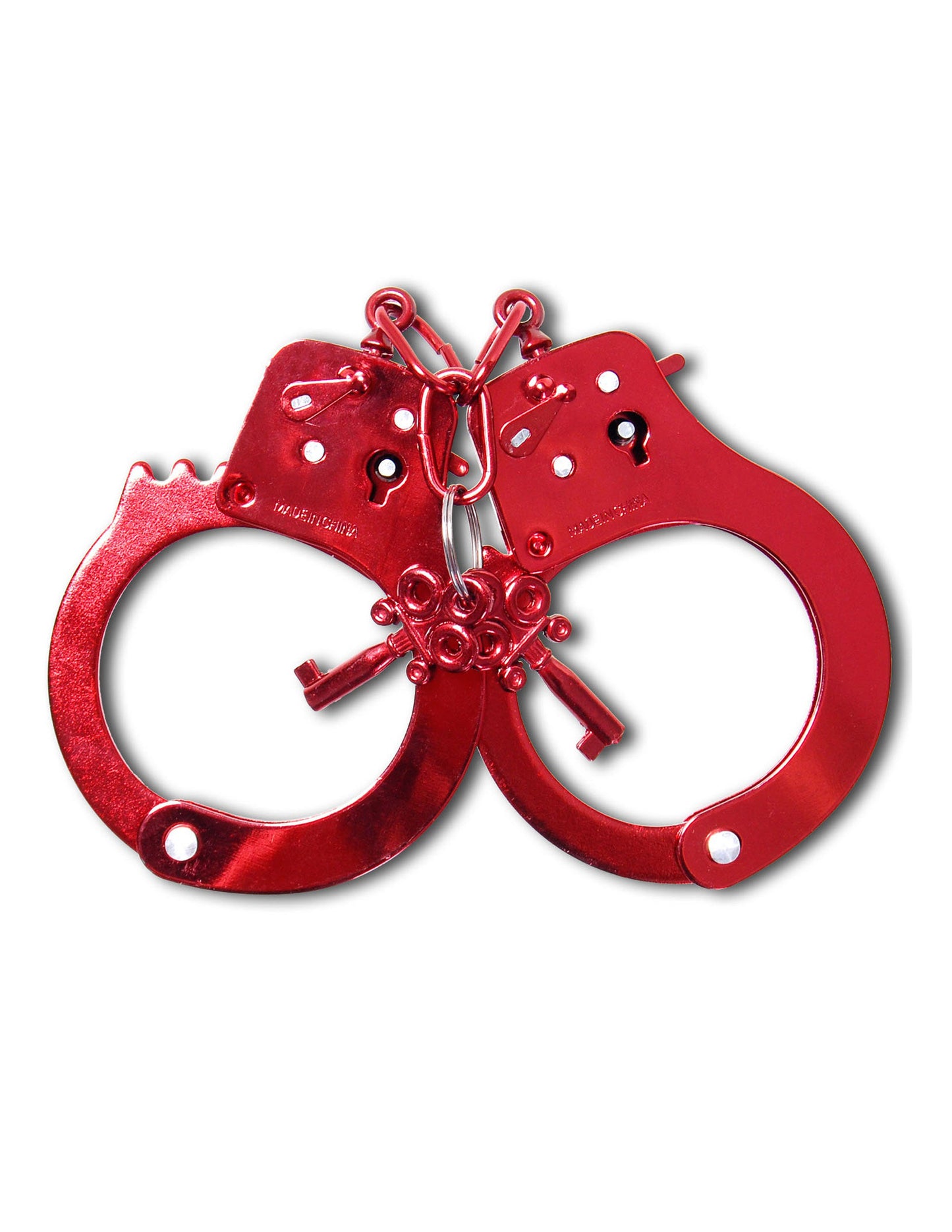 Fetish Fantasy Series Anodized Cuffs - Red | 603912273847 | Available at EroticWarehouse.com