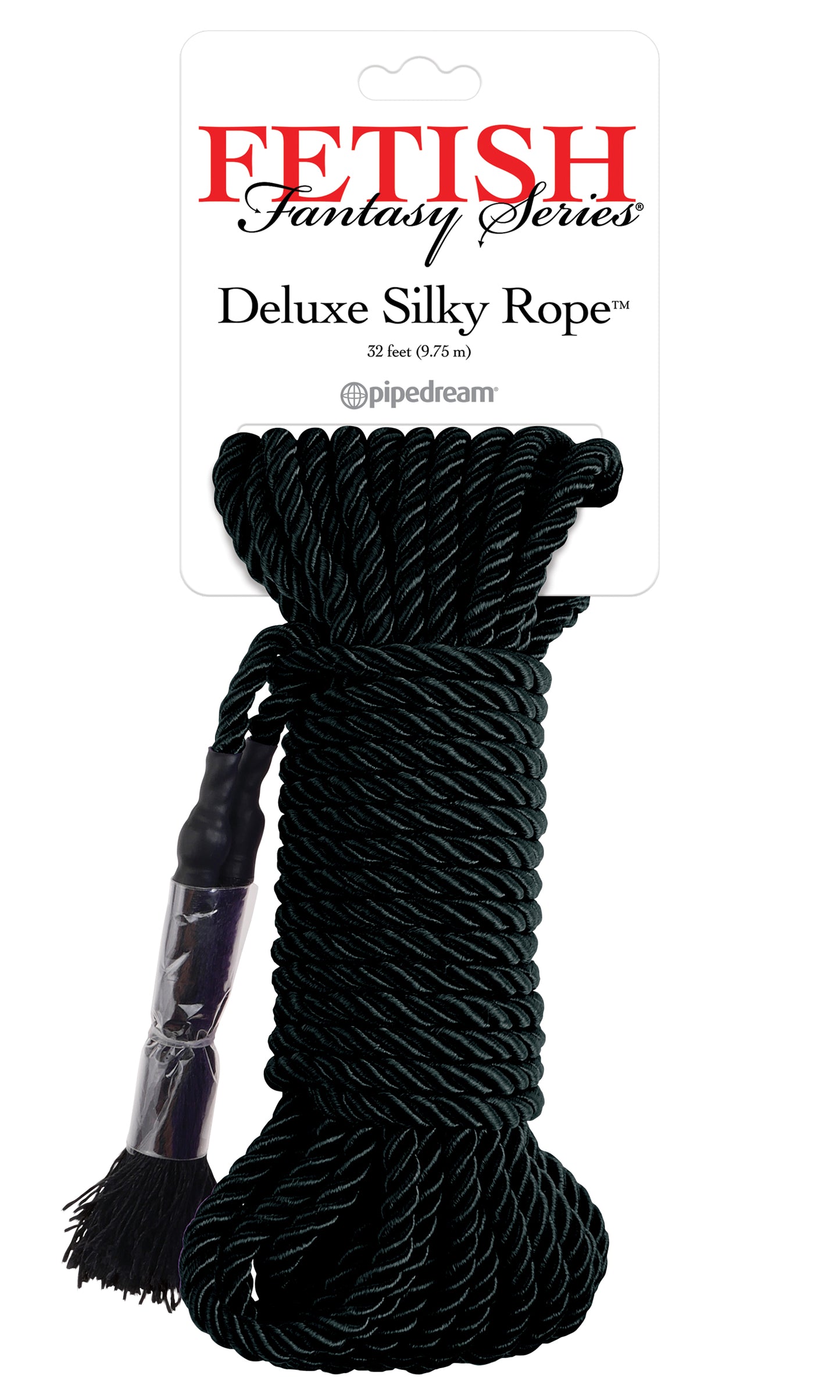 Fetish Fantasy Series Deluxe Silky Rope - Black | 603912361056 | Available at EroticWarehouse.com