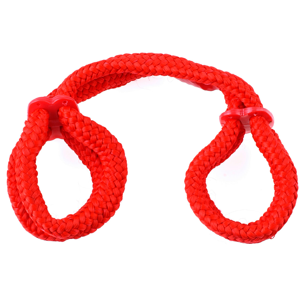 Fetish Fantasy Series Silk Rope Love Cuffs - Red | 603912298253 | Available at EroticWarehouse.com
