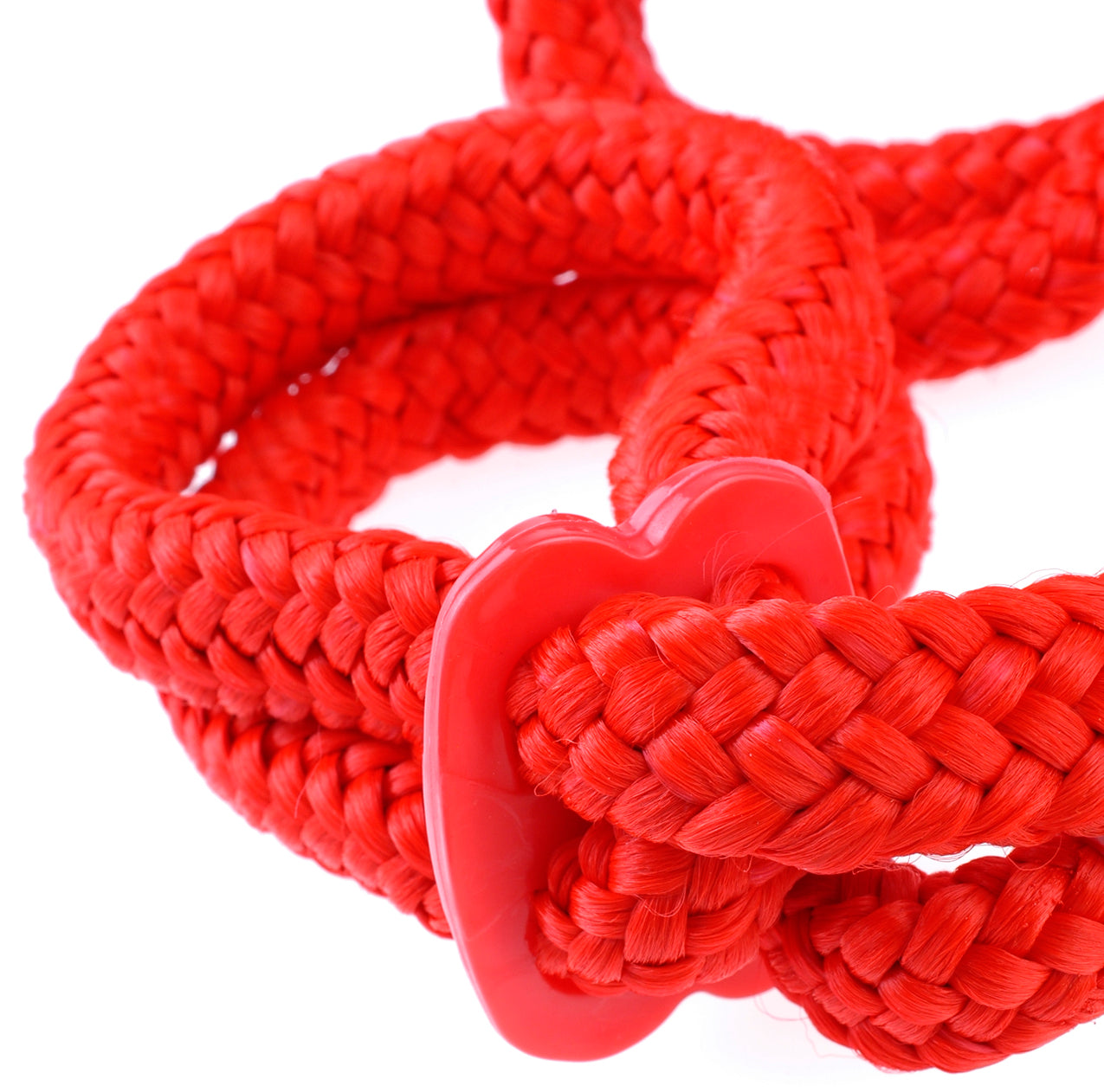 Fetish Fantasy Series Silk Rope Love Cuffs - Red | 603912298253 | Available at EroticWarehouse.com