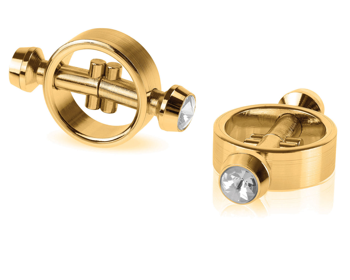 Fetish Fantasy Gold Magnetic Clamps - Gold | 603912340884 | Available at EroticWarehouse.com
