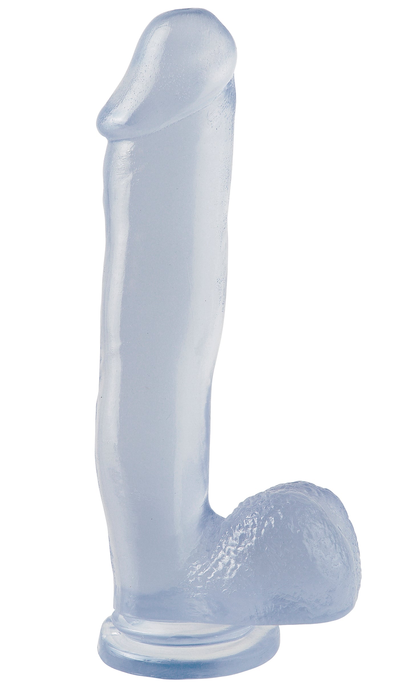 Basix Rubber Works 12 Inch Dong With Suction Cup - Clear | 603912293715 | Available at EroticWarehouse.com
