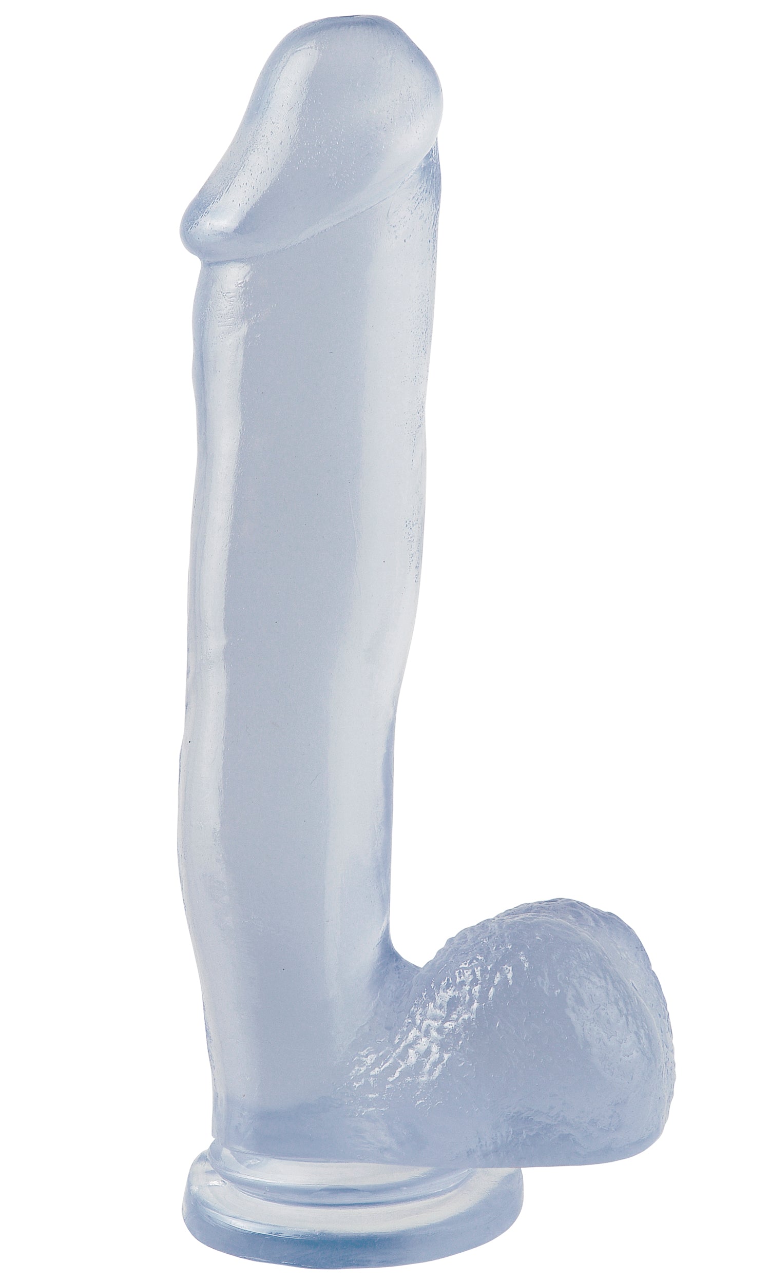 Basix Rubber Works 12 Inch Dong With Suction Cup - Clear | 603912293715 | Available at EroticWarehouse.com