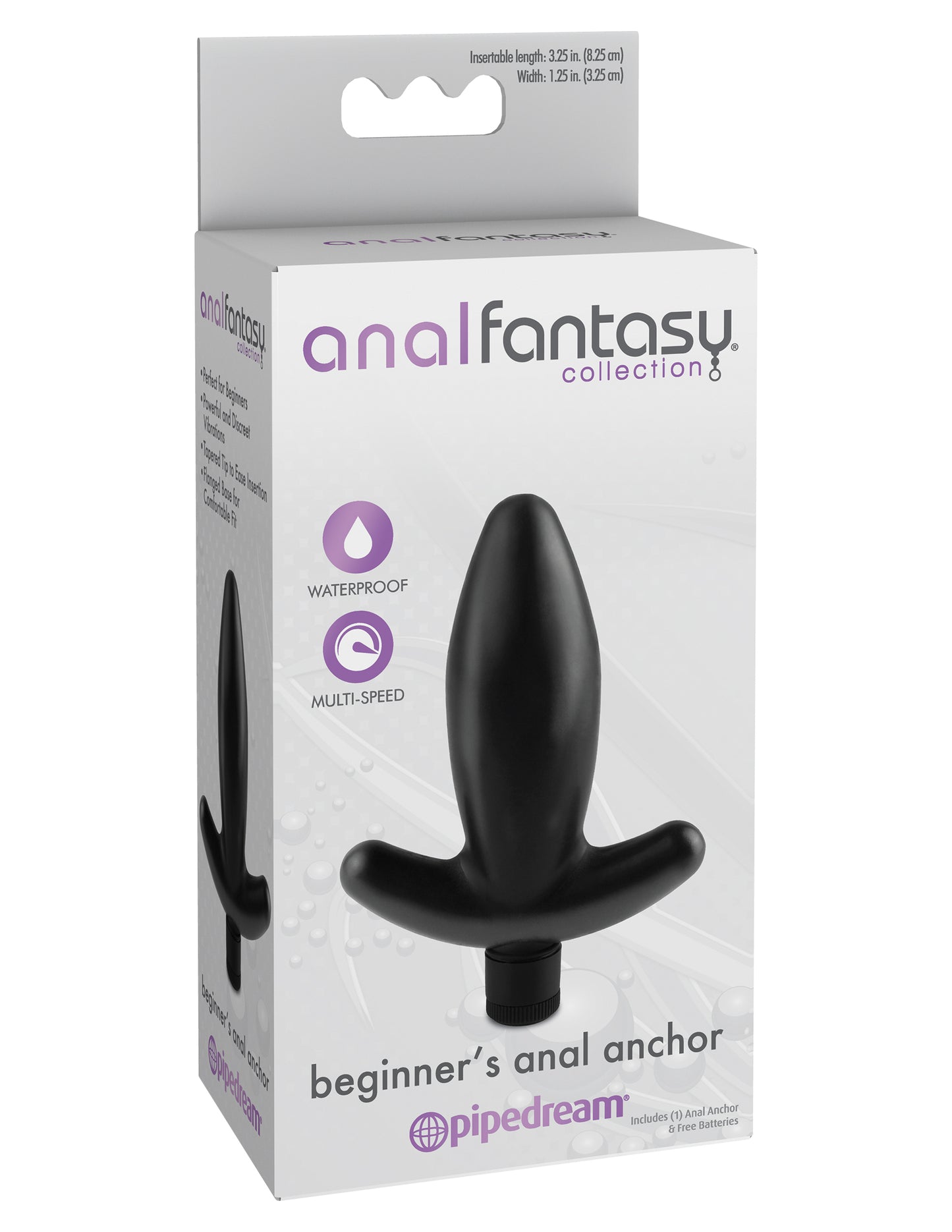 Anal Fantasy Collection Beginners Anal Anchor - Black | 603912332070 | Available at EroticWarehouse.com