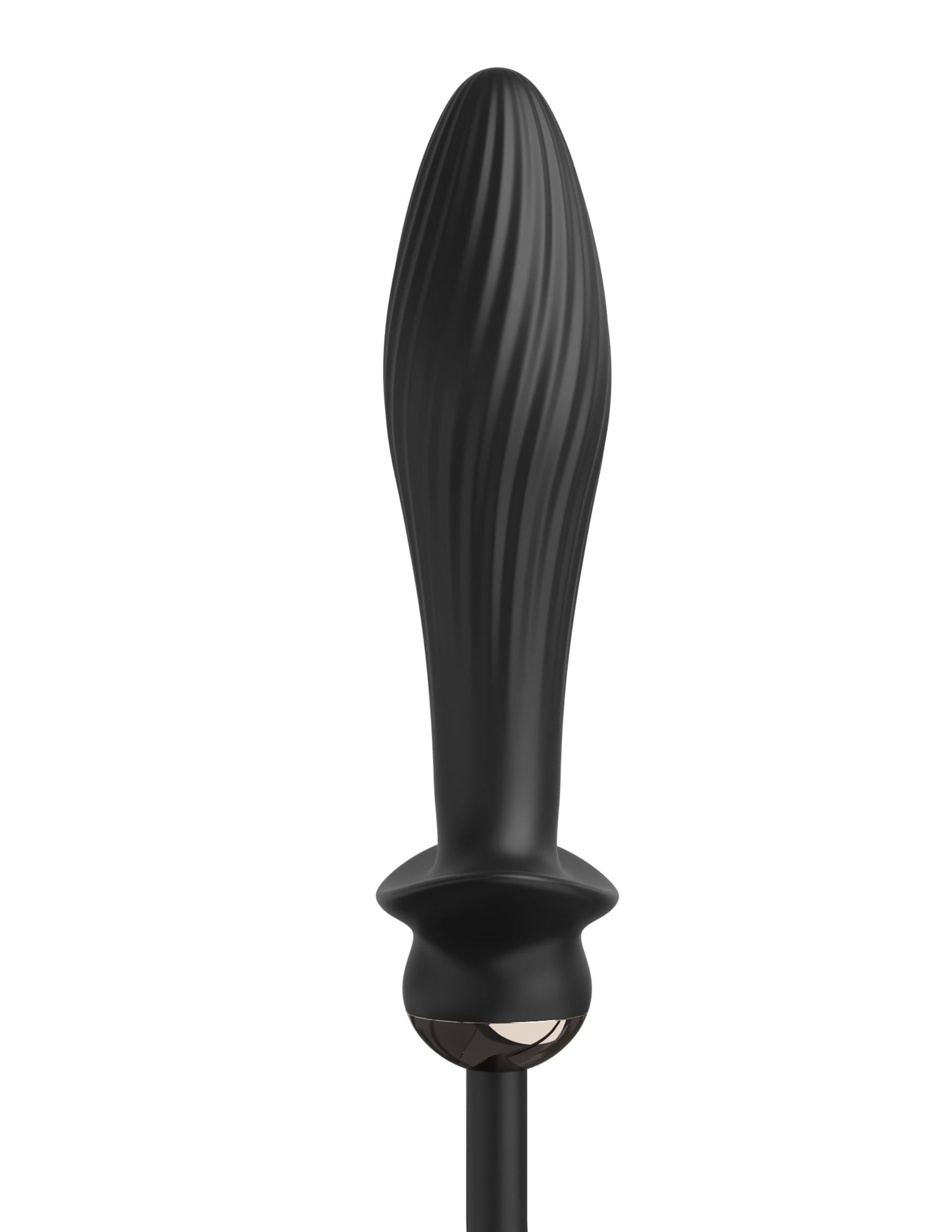 Anal Fantasy Elite Auto-Throb Inflatable Vibrating Plug - Black | 603912770254 | Available at EroticWarehouse.com