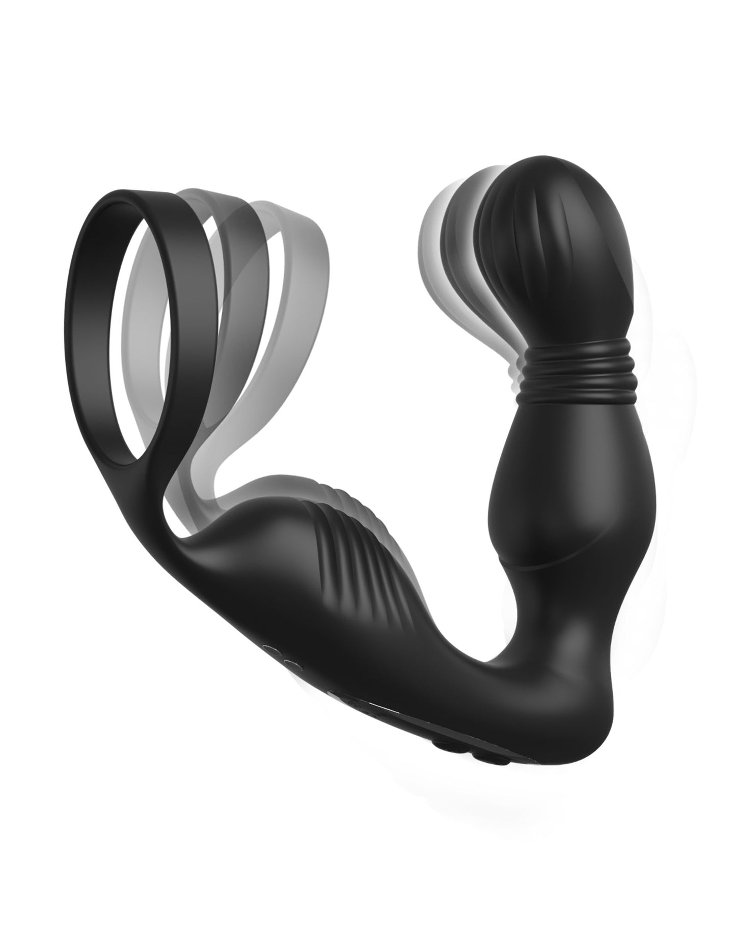 Anal Fantasy Elite Ass-Gasm P-Spot Milker - Black | 603912770933 | Available at EroticWarehouse.com