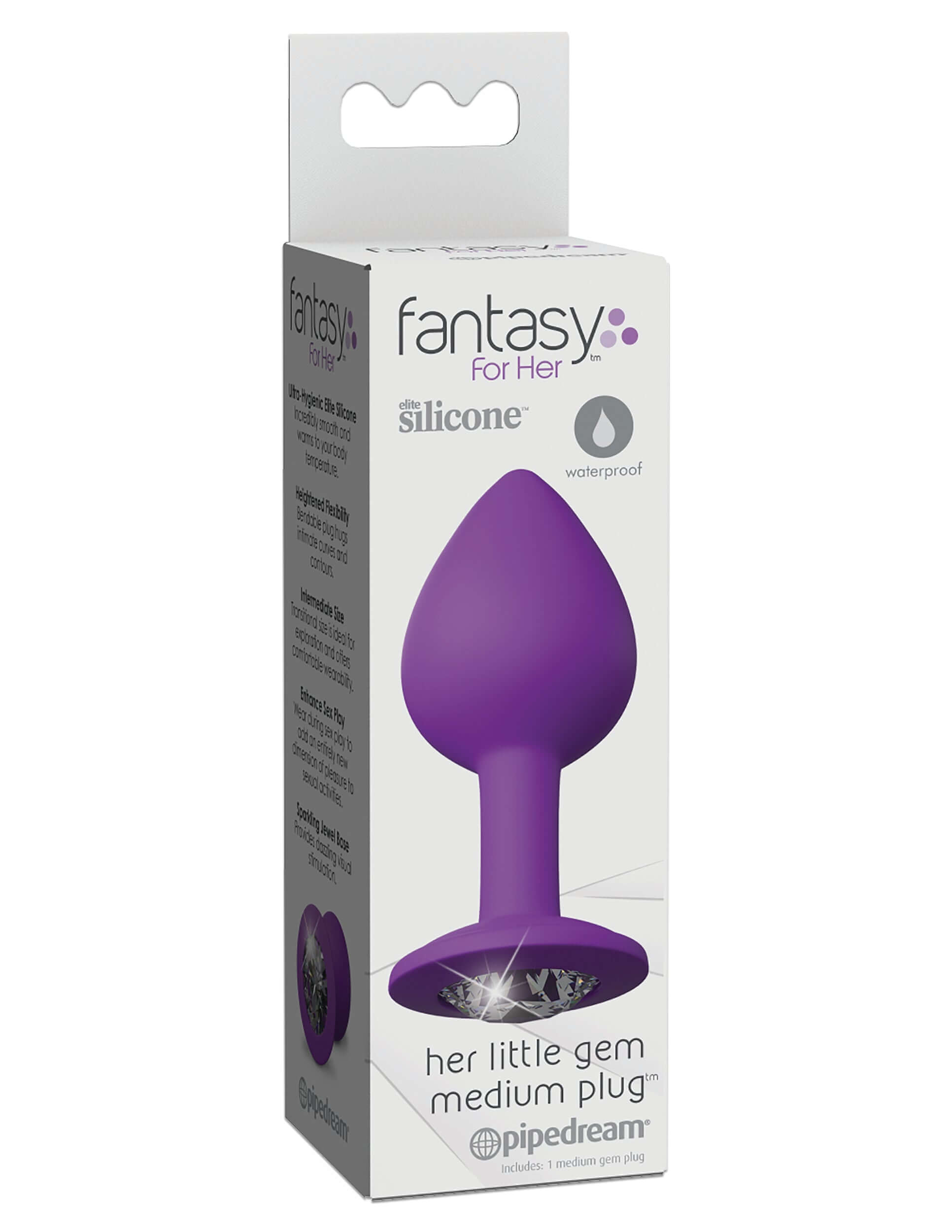 Fantasy for Her - Her Little Gem Medium Plug | 603912758788 | Available at EroticWarehouse.com