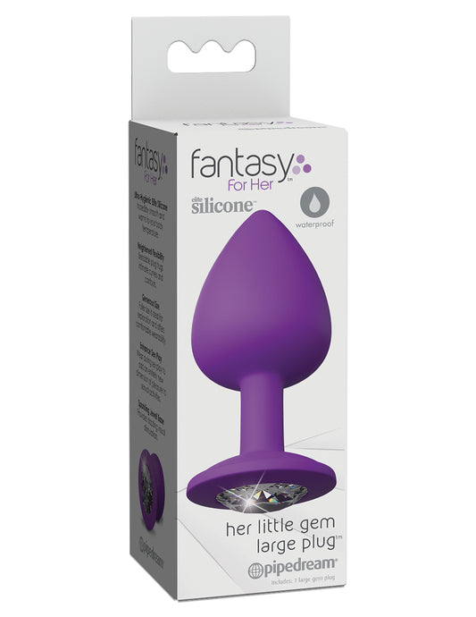 Fantasy for Her - Her Little Gem Large Plug | 603912758795 | Available at EroticWarehouse.com
