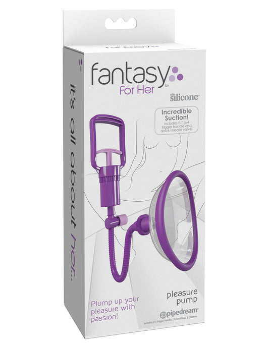 Fantasy for Her Manual Pleasure Pump - Purple | 603912772548 | Available at EroticWarehouse.com