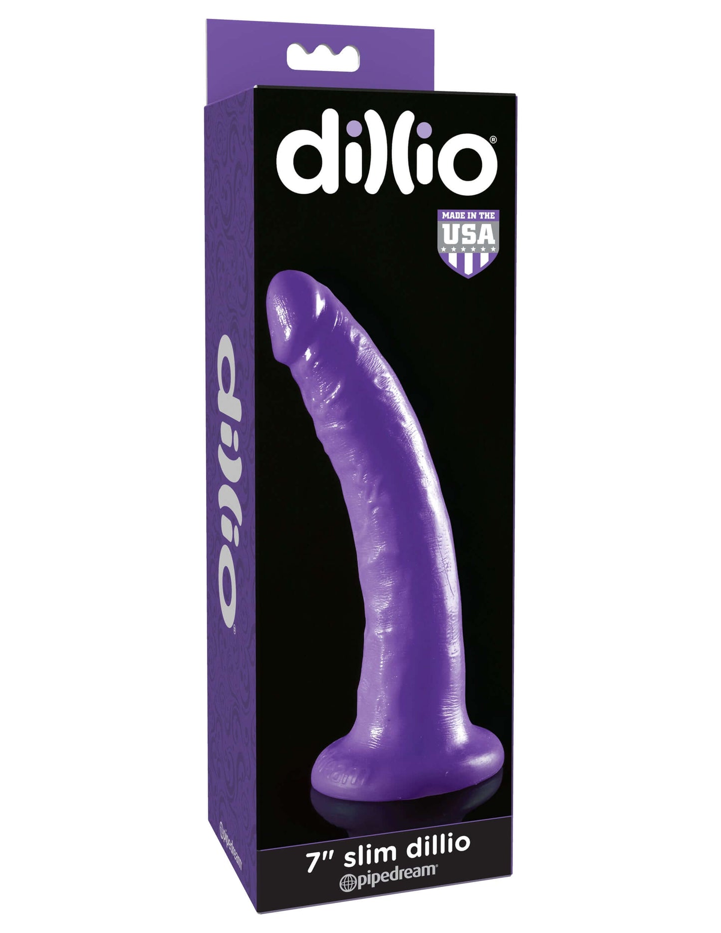 Dillio Purple - 7 Inch Slim | 603912742299 | Available at EroticWarehouse.com