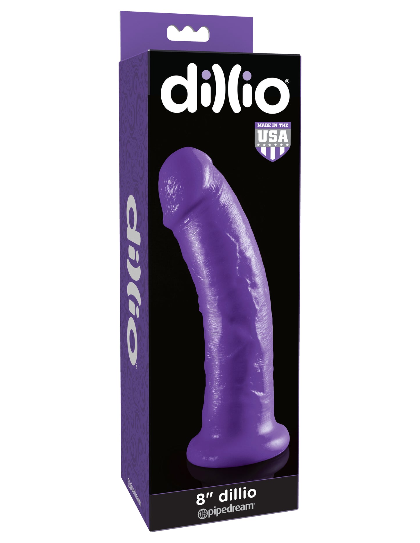 Dillio Purple - 8 Inch Dillio | 603912742305 | Available at EroticWarehouse.com