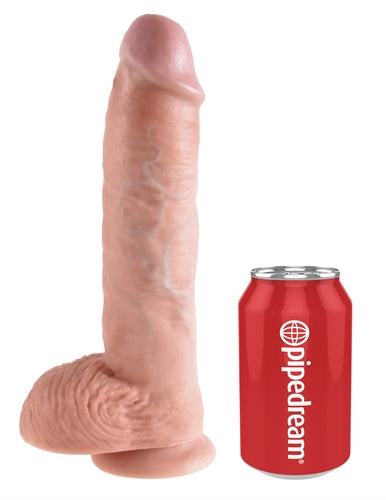 King Cock 10-Inch Cock With Balls - Flesh | 603912350180 | Available at EroticWarehouse.com