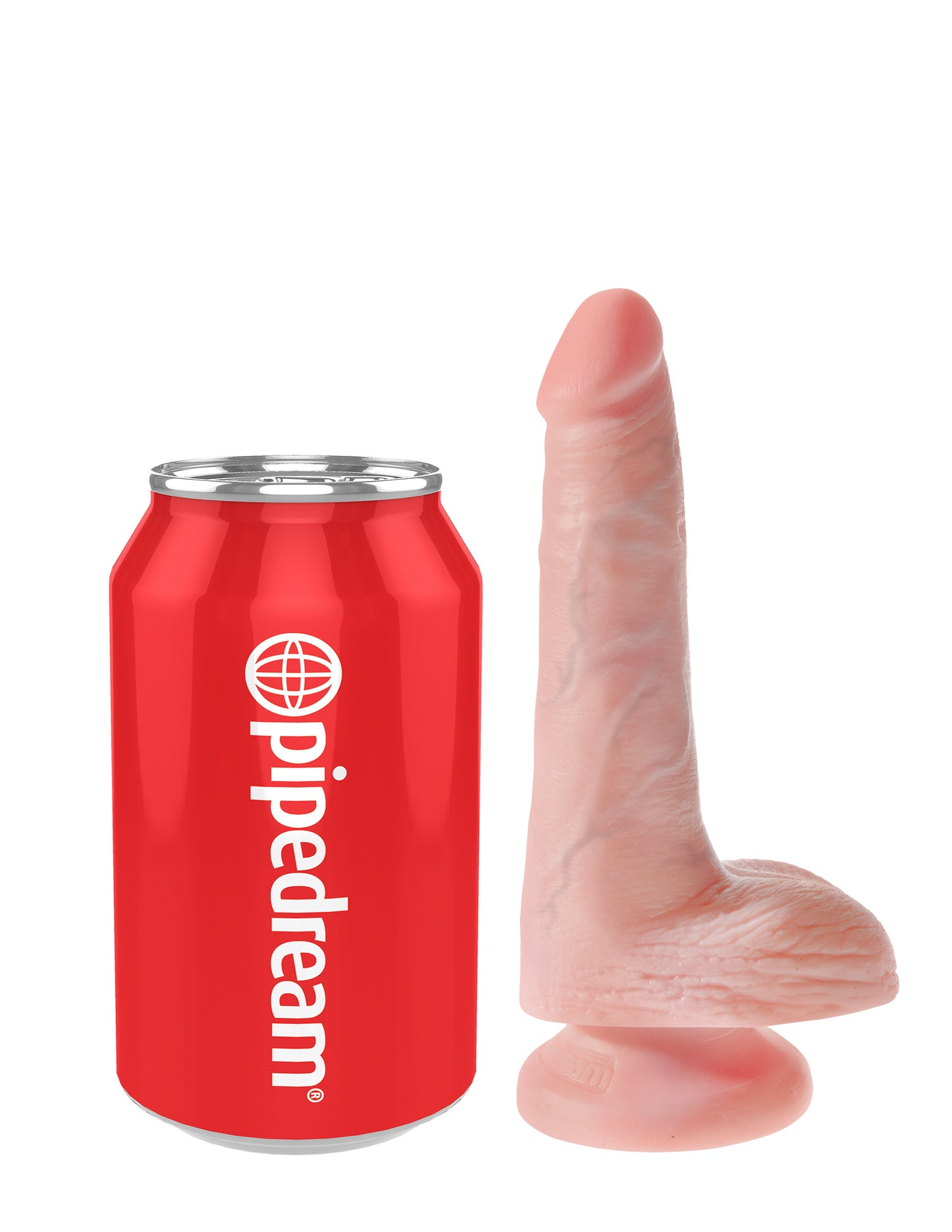 King Cock 6 Inch Cock With Balls - Light | 603912746525 | Available at EroticWarehouse.com