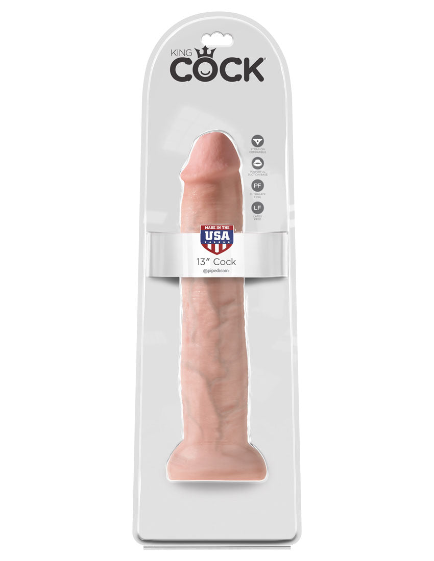King Cock 13 Inch Cock - Flesh | 603912753981 | Available at EroticWarehouse.com