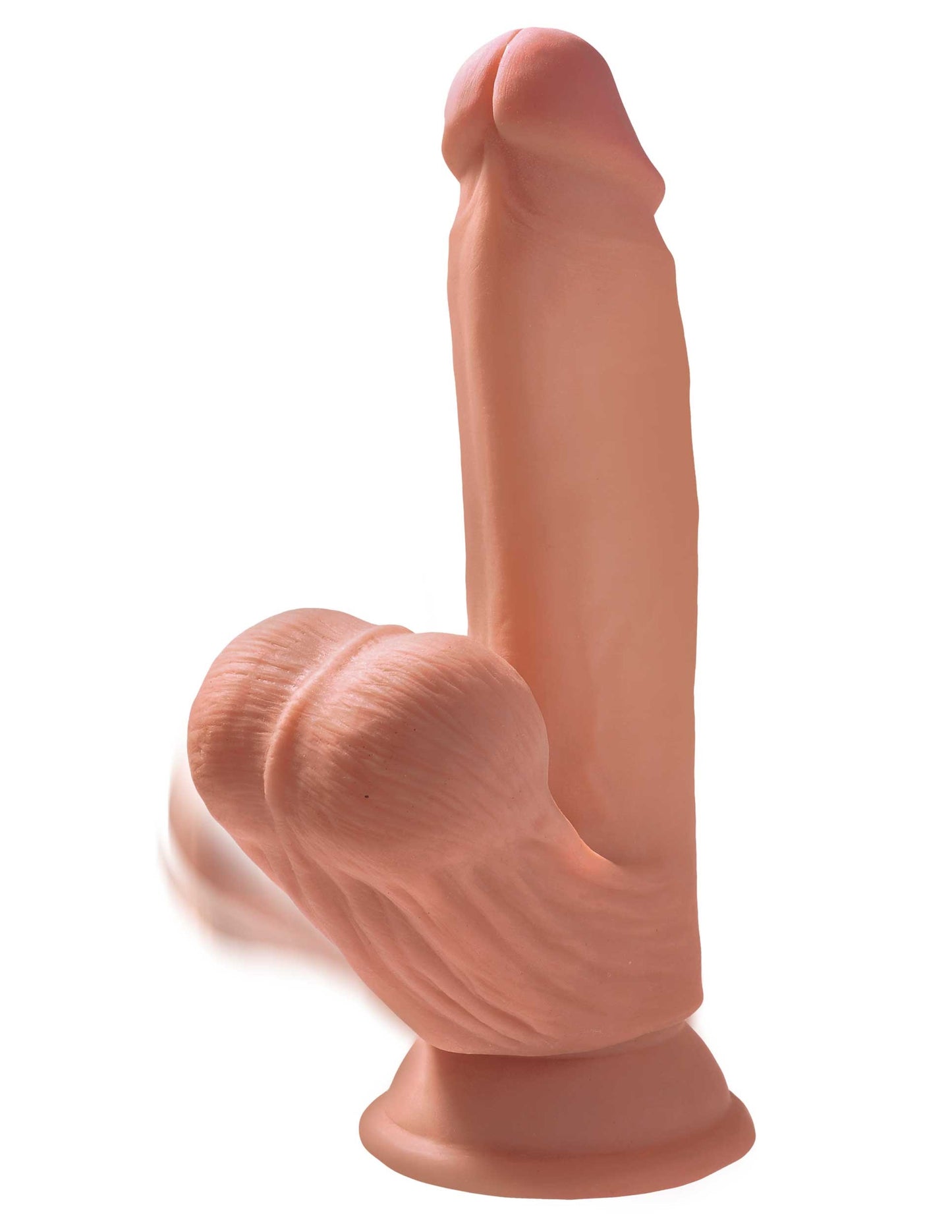 7 Inch Triple Density Cock With Swinging Balls - Tan | 603912770551 | Available at EroticWarehouse.com