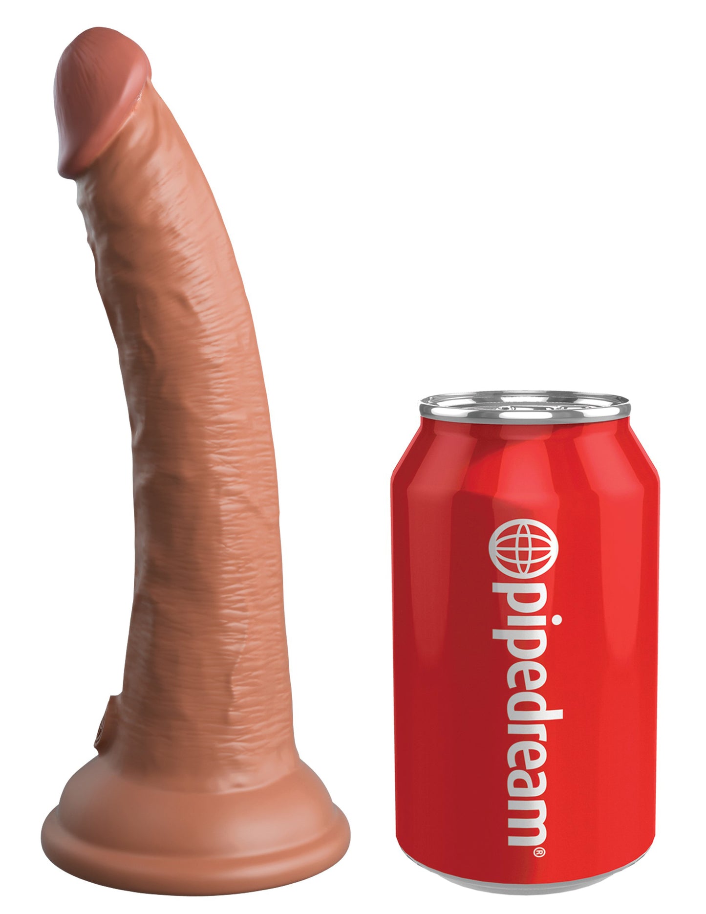King Cock Elite 7 Inch Dual Density Silicone Cock - Tan | 603912769296 | Available at EroticWarehouse.com