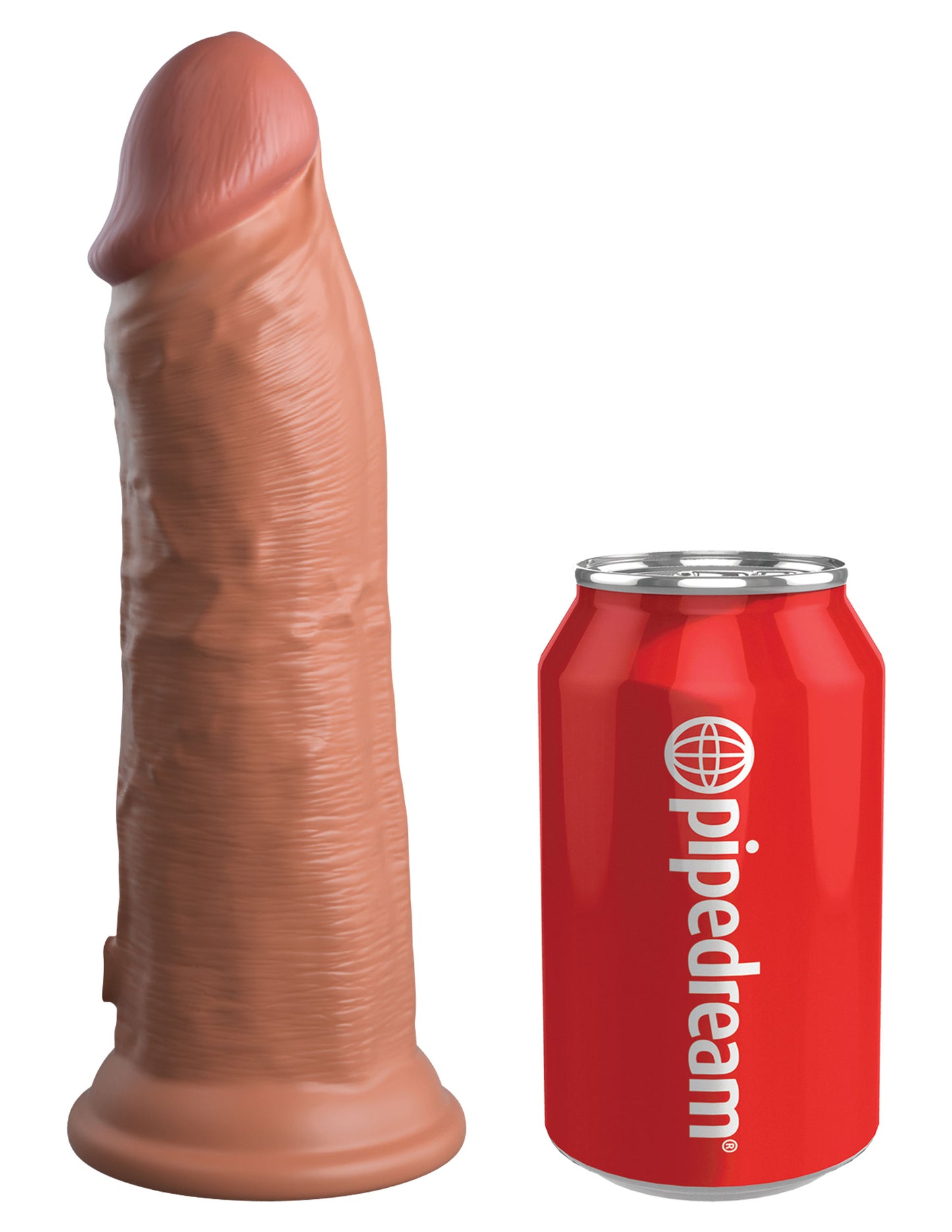King Cock Elite 8 Inch Silicone Dual Density Cock - Tan | 603912769326 | Available at EroticWarehouse.com