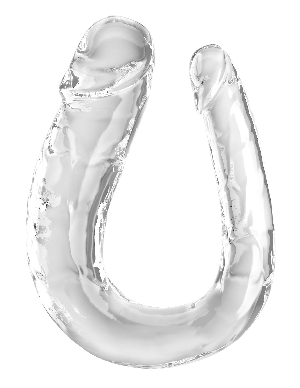 Large Double Trouble - Clear | 603912775457 | Available at EroticWarehouse.com