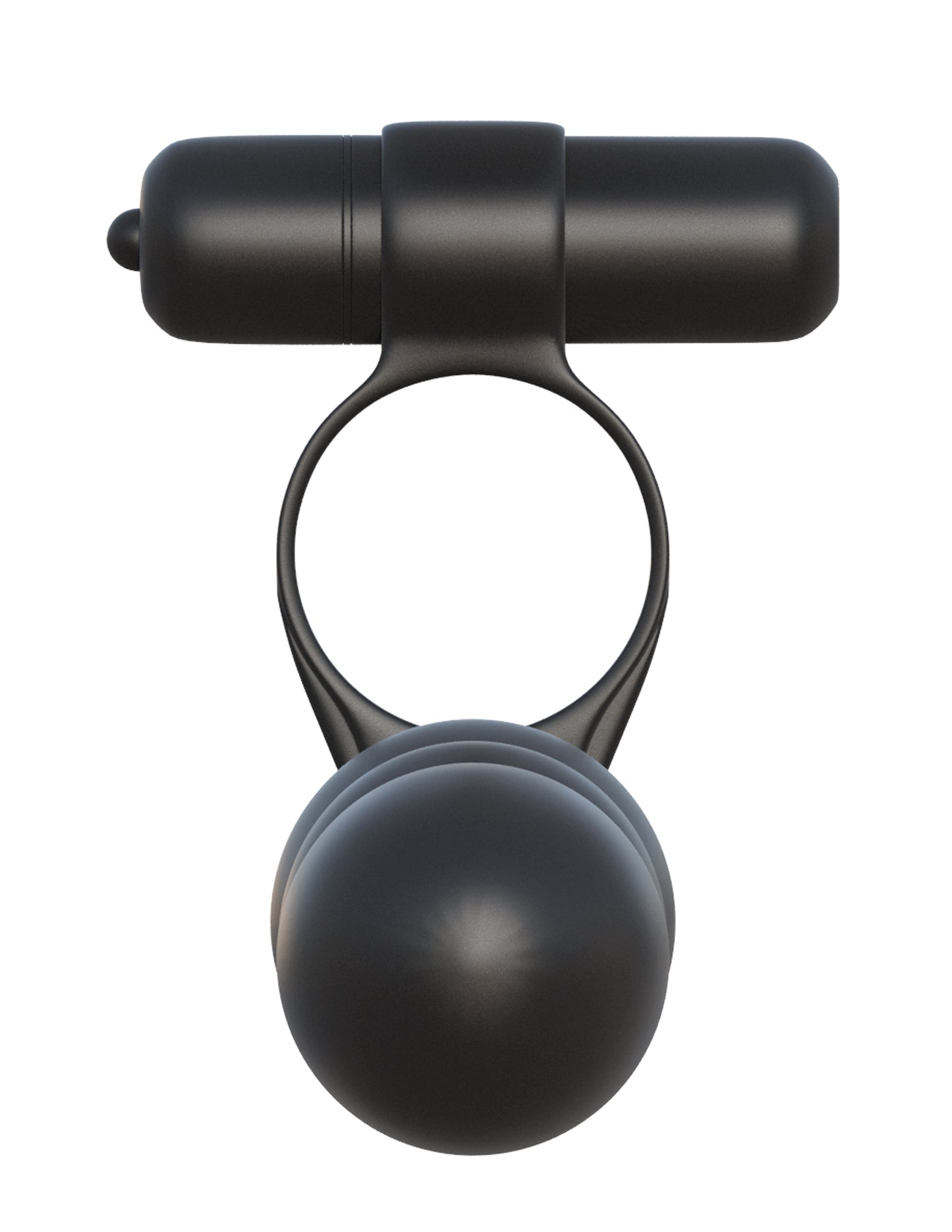 Fantasy C-Ringz Posable Partner Double Penetrator - Black | 603912358803 | Available at EroticWarehouse.com