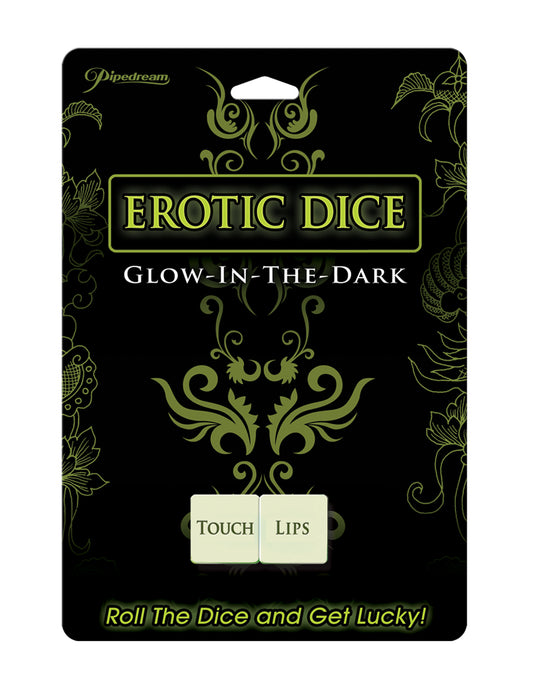Erotic Dice - Glow in the Dark | 603912269185 | Available at EroticWarehouse.com