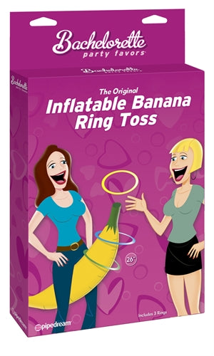 Bachelorette Party Favors Inflatable Banana Ring Toss | 603912282061 | Available at EroticWarehouse.com