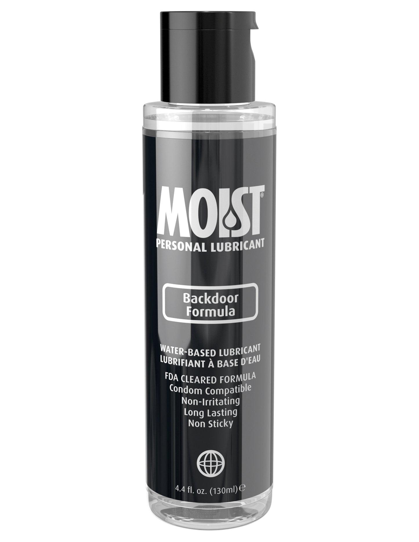 Moist Personal Lubricant - Backdoor Formula 4.4 Oz | 603912766172 | Available at EroticWarehouse.com