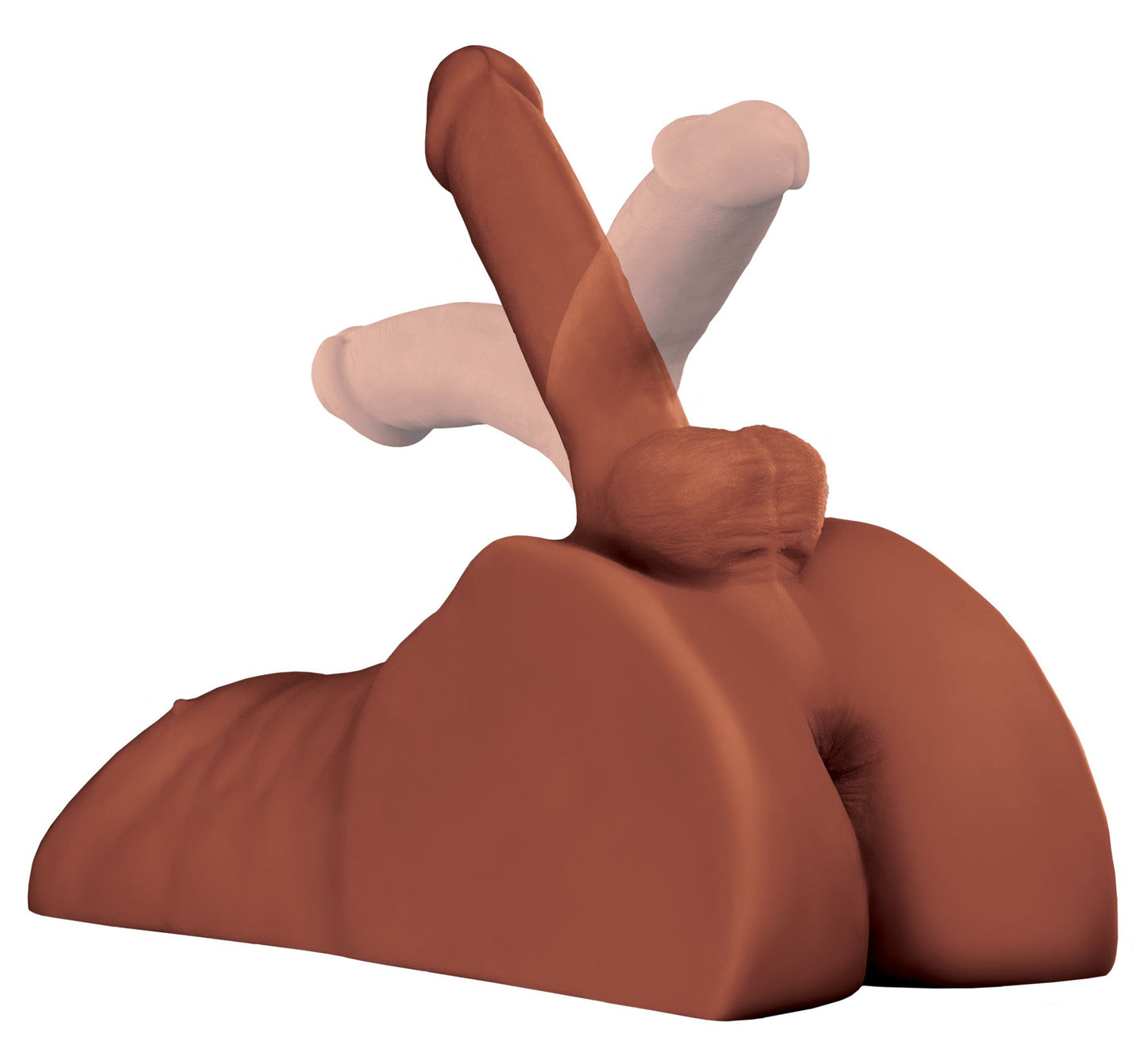 Pdx Extreme Plus Perfect Ride - Brown | 603912771367 | Available at EroticWarehouse.com