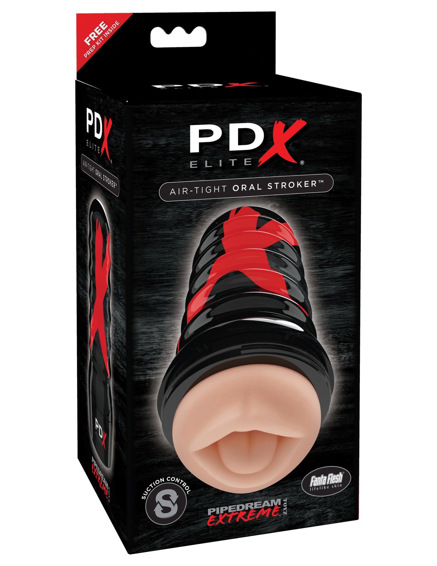 PDX Elite Air Tight Oral Stroker - Mouth Style Stroker | 603912744392 | Available at EroticWarehouse.com