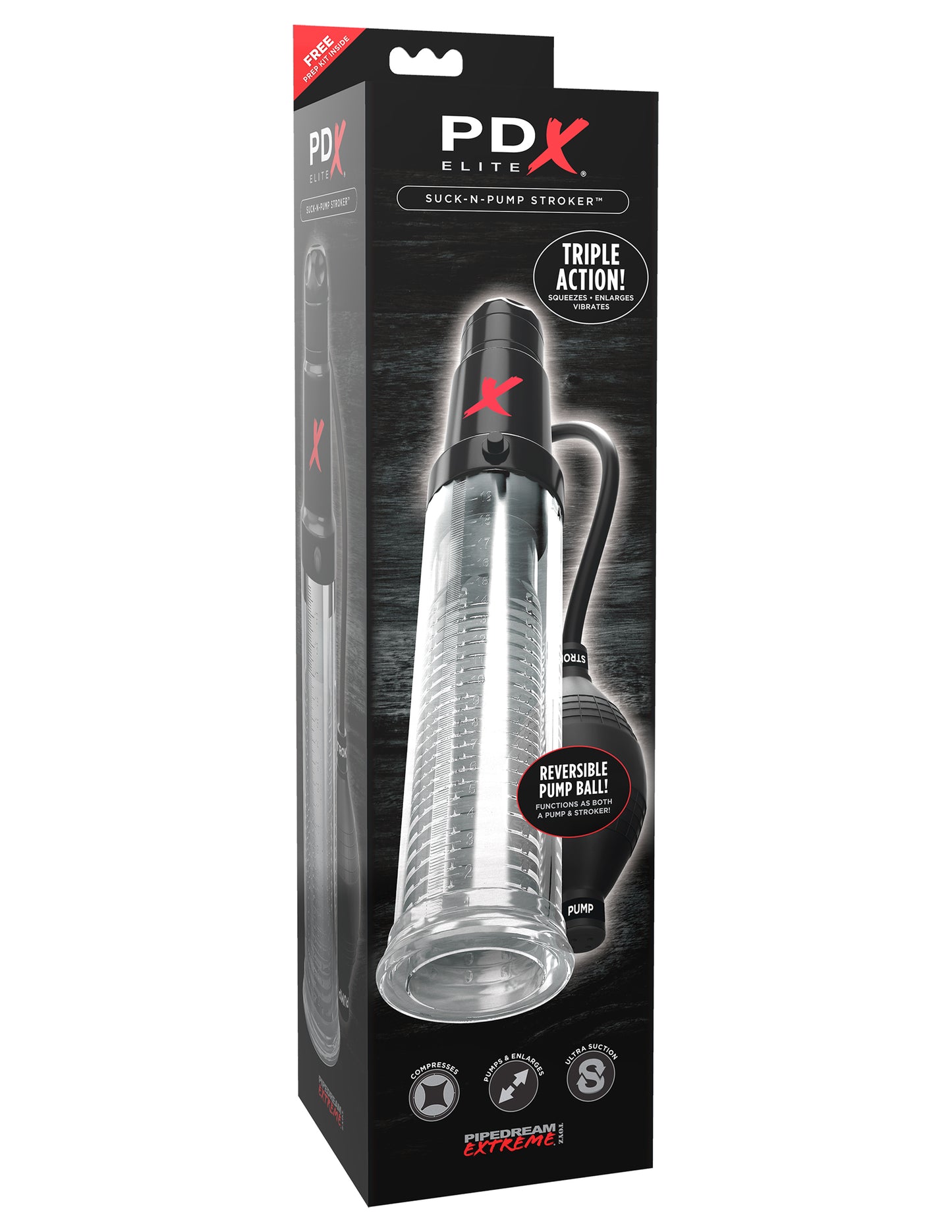 Pdx Elite Suck-N-Pump Stroker | 603912751505 | Available at EroticWarehouse.com