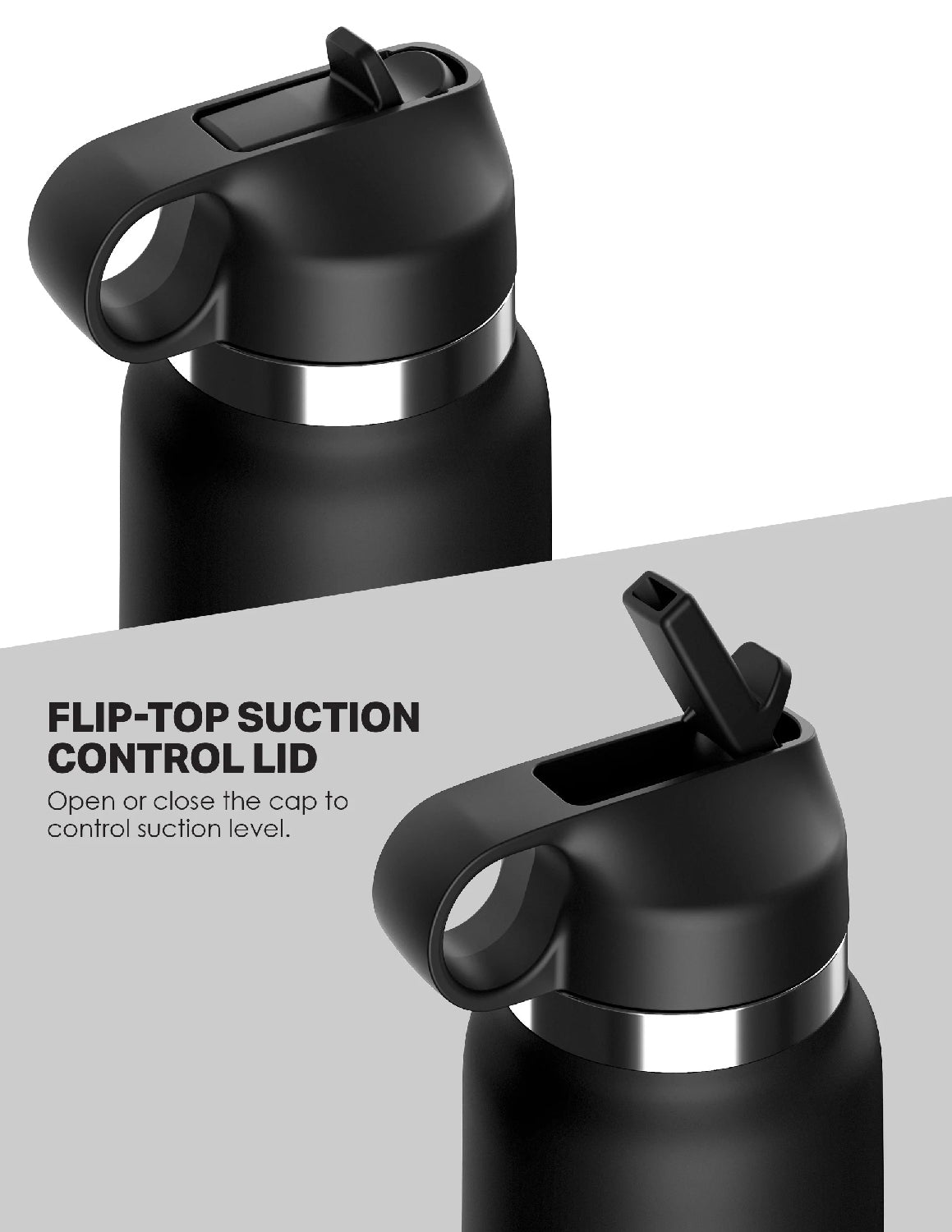 Fap Flask - Thrill Seeker - Black Bottle - Frosted | 603912775426 | Available at EroticWarehouse.com