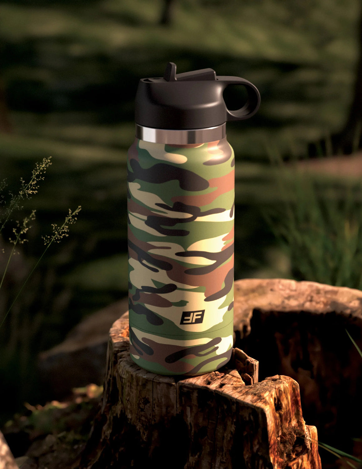 Fap Flask - Happy Camper | 603912775389 | Available at EroticWarehouse.com