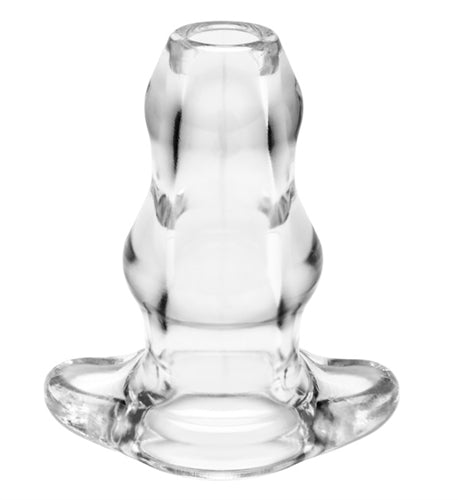 Double Tunnel Plug Medium - Clear | 852184004486 | Available at EroticWarehouse.com