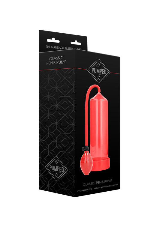Classic Penis Pump - Red | 8714273291325 | Available at EroticWarehouse.com