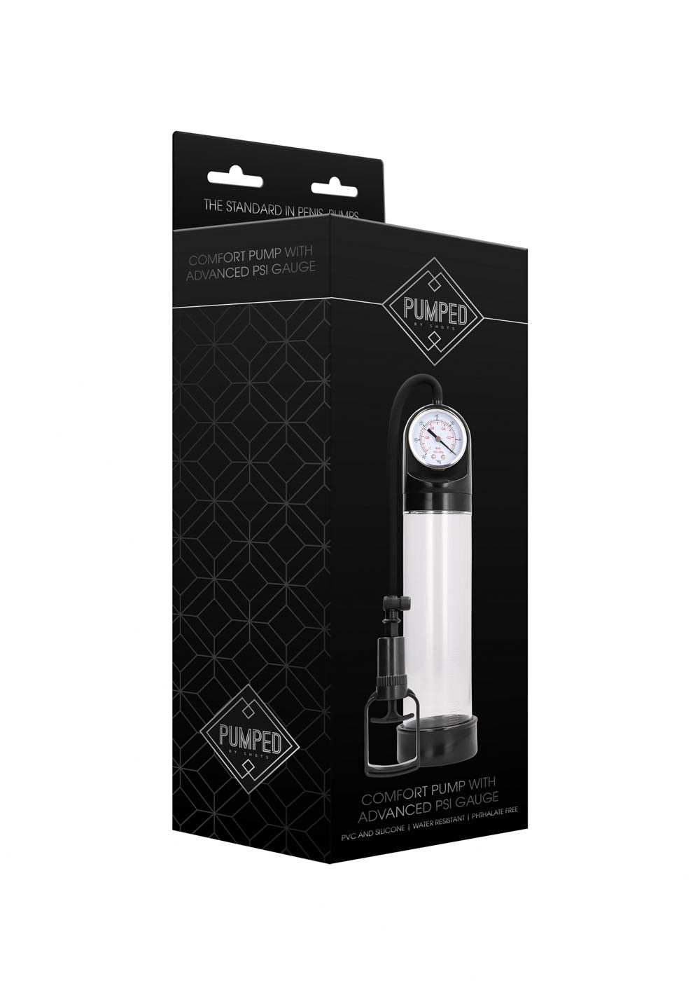 Comfort Pump With Advanced Psi Gauge - Transparent | 8714273291899 | Available at EroticWarehouse.com