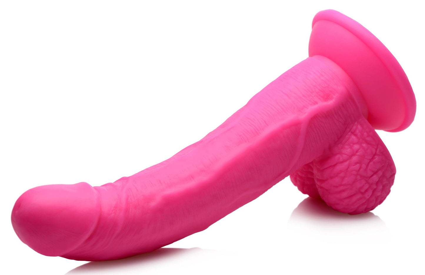 Pop Pecker 7.5 Inch Dildo With Balls - Pink | 848518044792 | Available at EroticWarehouse.com