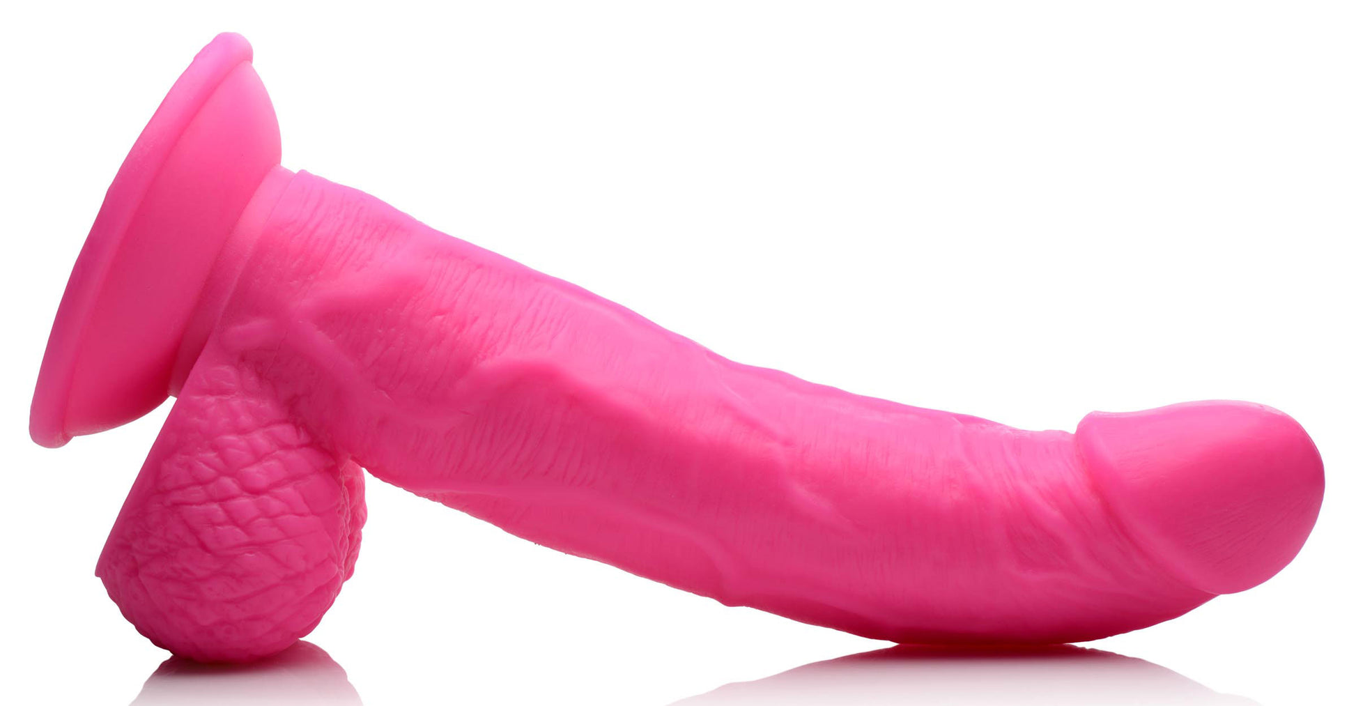 Pop Pecker 7.5 Inch Dildo With Balls - Pink | 848518044792 | Available at EroticWarehouse.com