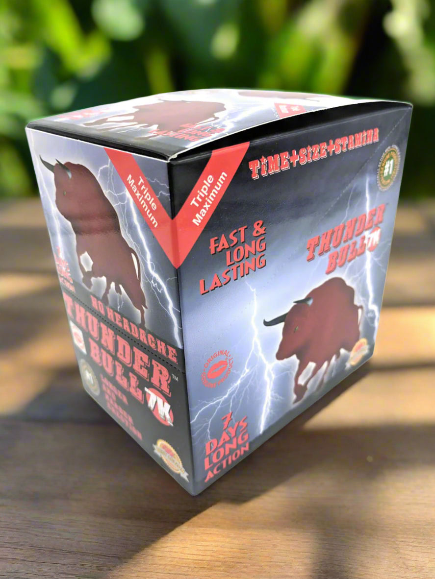 Thunder Bull 7K Male Enhancement - 24 Ct by Tracy Sales 601577513254 available at EroticWarehouse.com