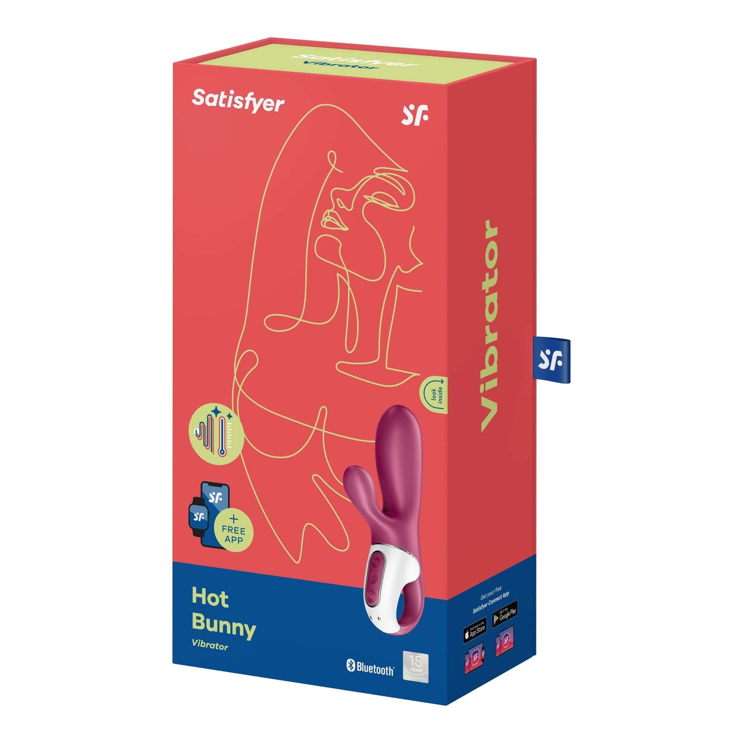 Hot Bunny Vibrator - Purple | 4061504001678 | Available at EroticWarehouse.com