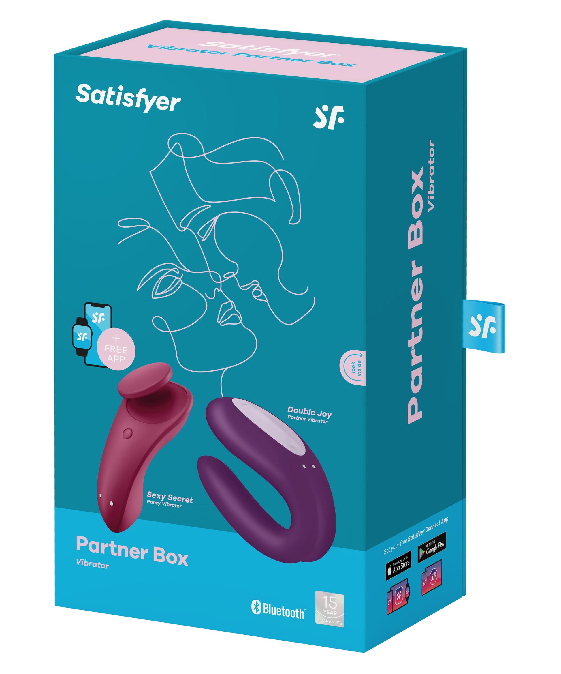 Partner Box 1 - Sexy Secret Plus Double Joy - Violet | 4061504018492 | Available at EroticWarehouse.com