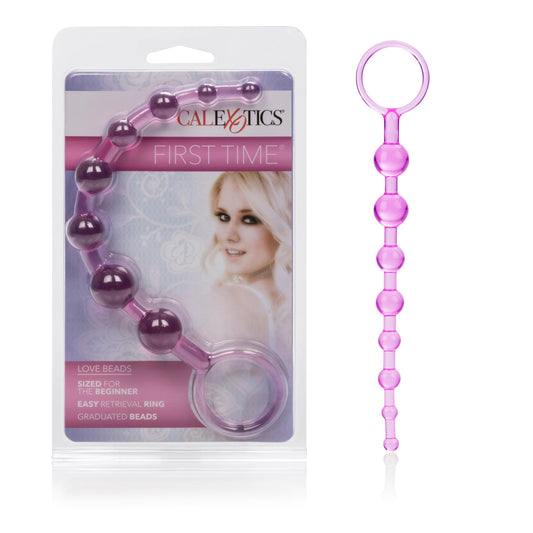 First Time Love Beads - Pink | 716770065094 | Available at EroticWarehouse.com