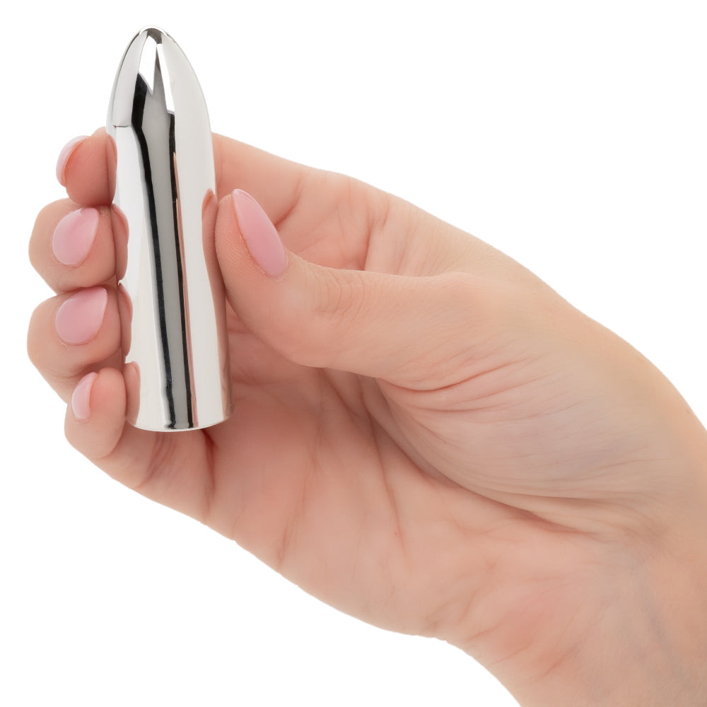 Turbo Buzz Classic Mini Bullet - Silver | 716770107374 | Available at EroticWarehouse.com
