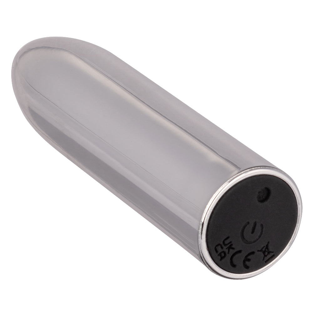 Turbo Buzz Classic Mini Bullet - Silver | 716770107374 | Available at EroticWarehouse.com