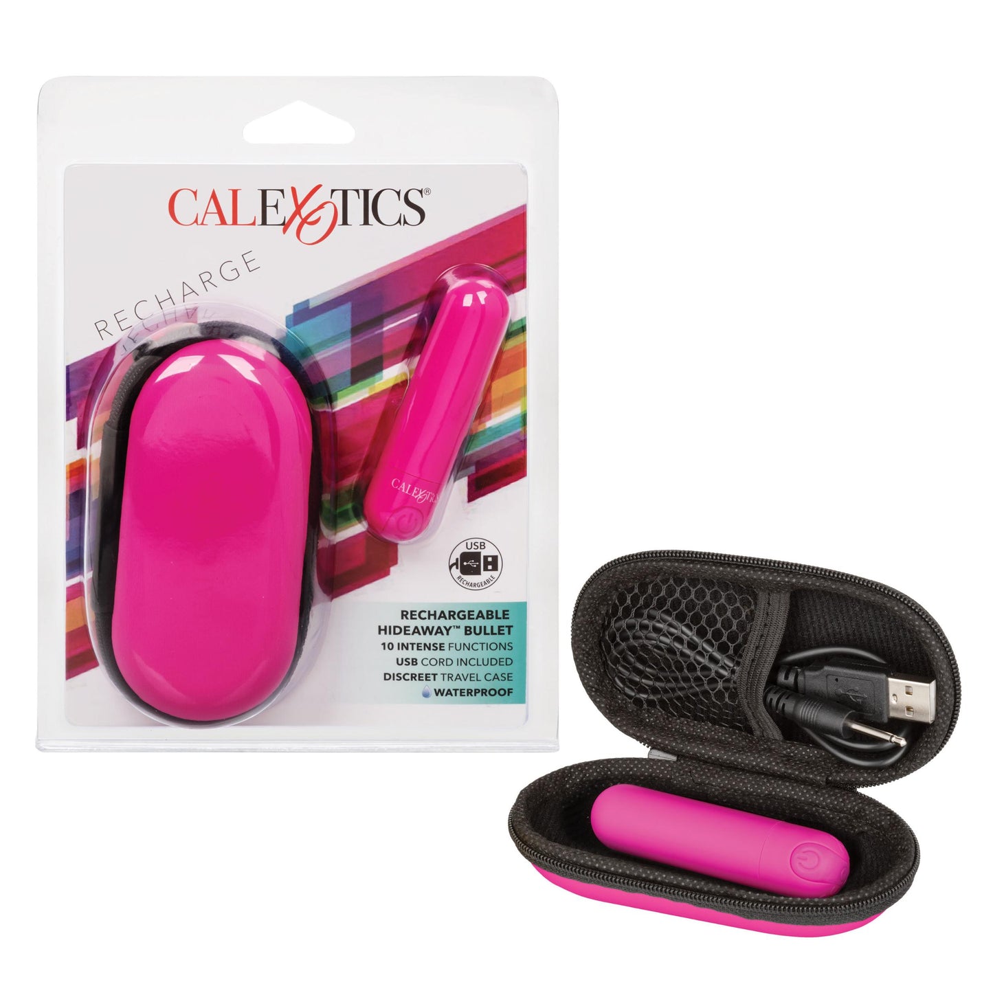 Rechargeable Hideaway Bullet - Pink | 716770099372 | Available at EroticWarehouse.com