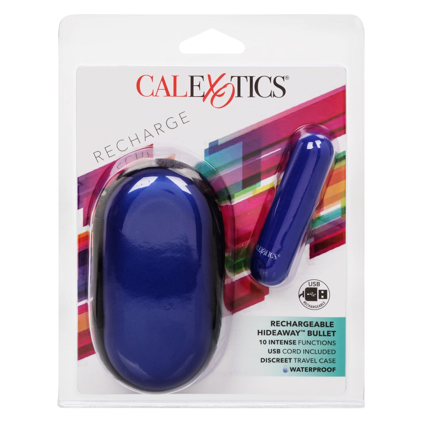 Rechargeable Hideaway Bullet - Blue | 716770099389 | Available at EroticWarehouse.com