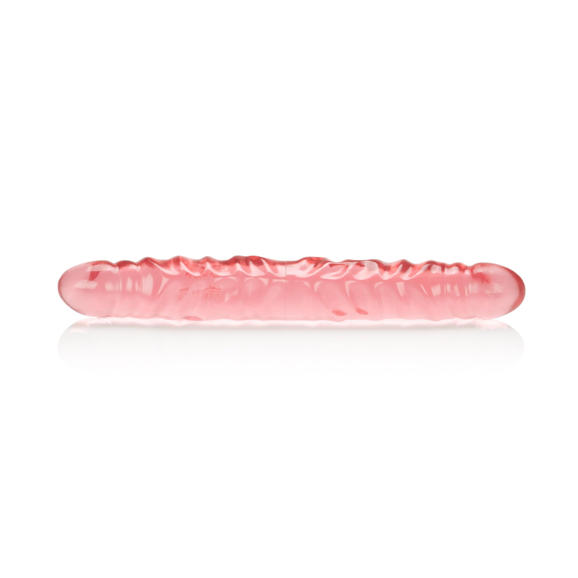 Translucence 12 Inches Veined Double Dong - Pink | 716770022264 | Available at EroticWarehouse.com