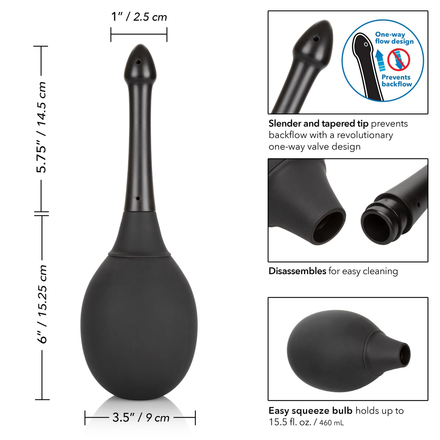 One Way Valve Douche | 716770091413 | Available at EroticWarehouse.com