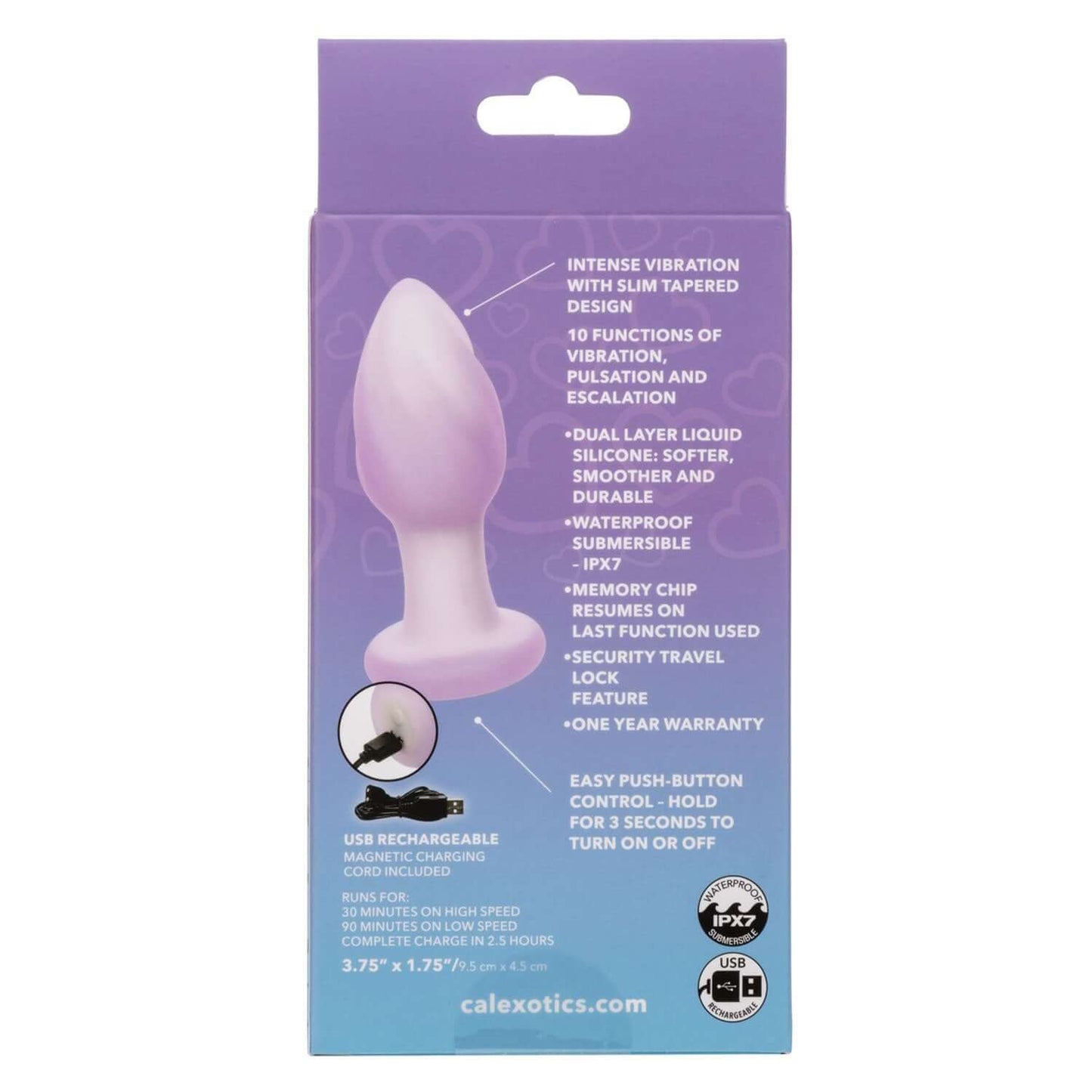 Lavender Haze Ridge Probe | 716770109972 | Available at EroticWarehouse.com