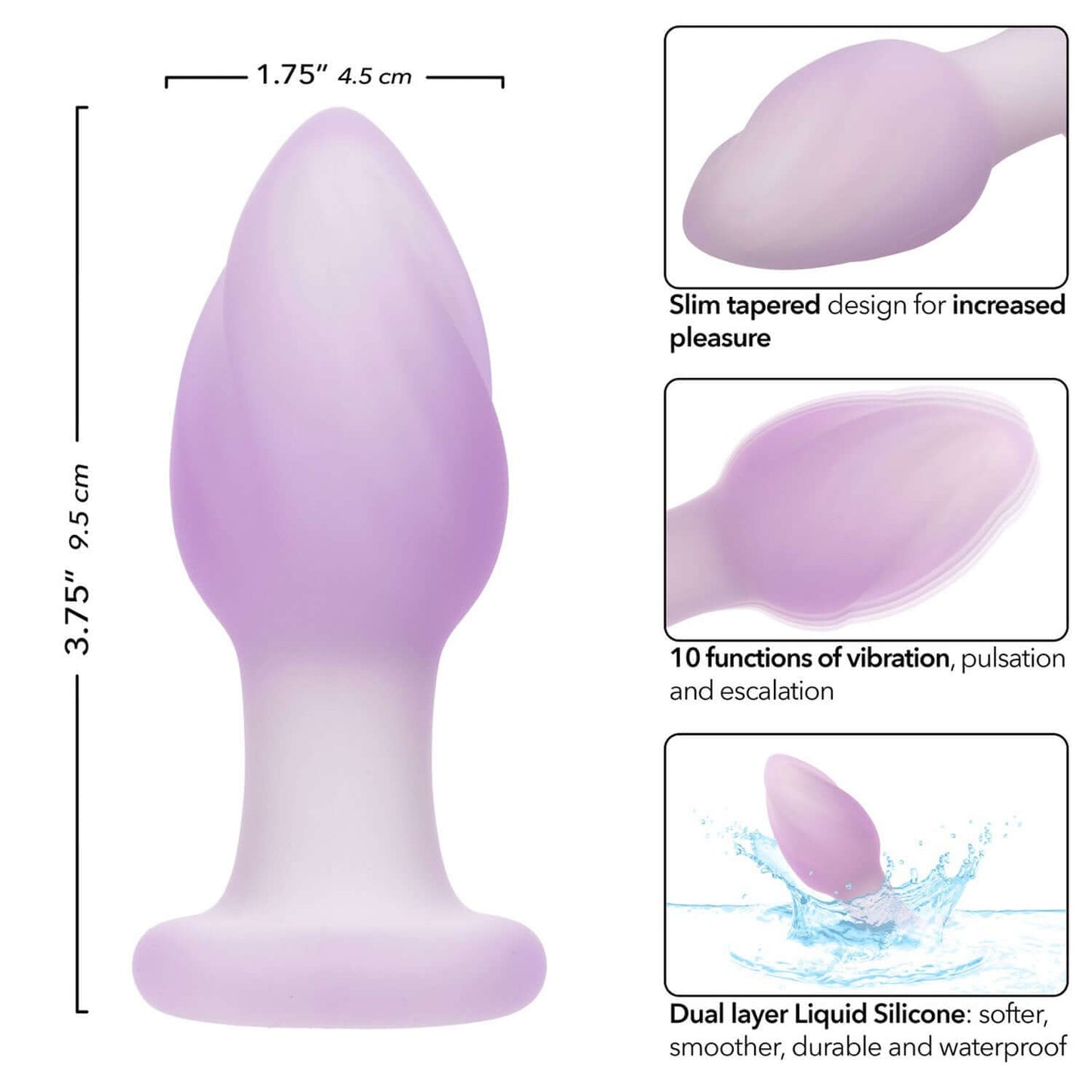 Lavender Haze Ridge Probe | 716770109972 | Available at EroticWarehouse.com