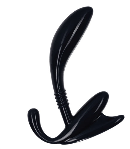 Apollo Curved Prostate Probe - Black | 716770078575 | Available at EroticWarehouse.com