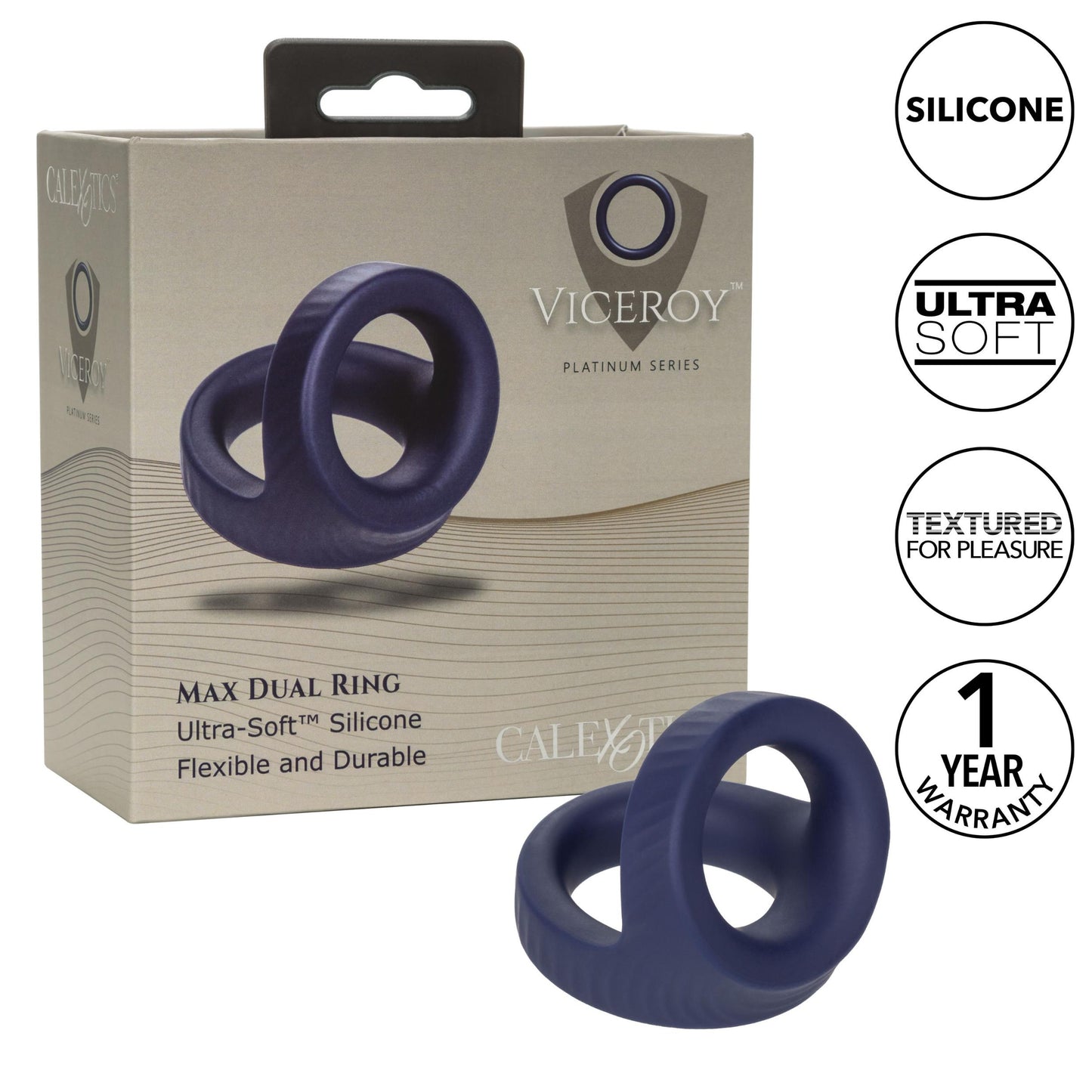 Viceroy Max Dual Ring | 716770098245 | Available at EroticWarehouse.com